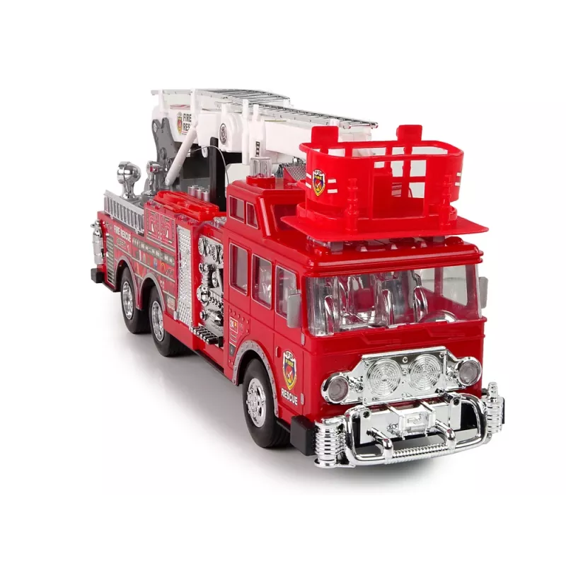 LEAN TOYS Kaugjuhitav Tuletõrjejaam Gaasipedaali ja Piduriga Heliefektidega