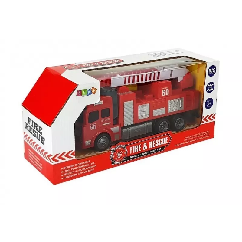 LEAN TOYS Remote Controlled Fire Truck R/C