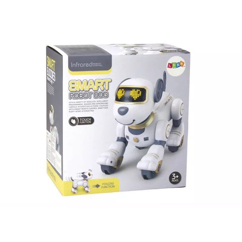 LEAN TOYS Kaugjuhitav interaktiivne robotkoer – kuldne, tantsiv, programmeeritav, laetav