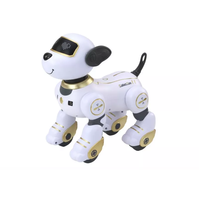 LEAN TOYS Kaugjuhitav interaktiivne robotkoer – kuldne, tantsiv, programmeeritav, laetav