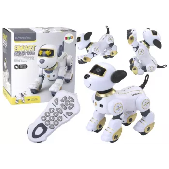 LEAN TOYS Kaugjuhitav interaktiivne robotkoer – kuldne, tantsiv, programmeeritav, laetav