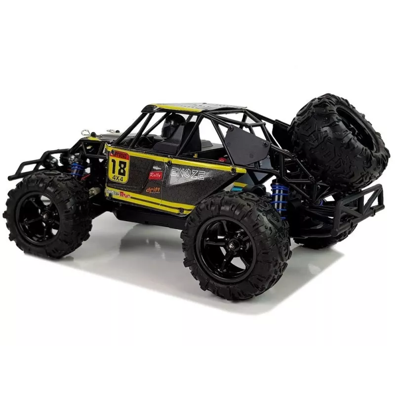 LEAN TOYS Kaugjuhitav maastikubuggy 1:18 Kollane ENOZE 9303E 45 km/h