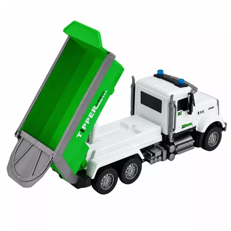 LEAN TOOLS Kaugjuhitav RC Kallur Veoauto Liigutatava Kastiga Roheline 1:14