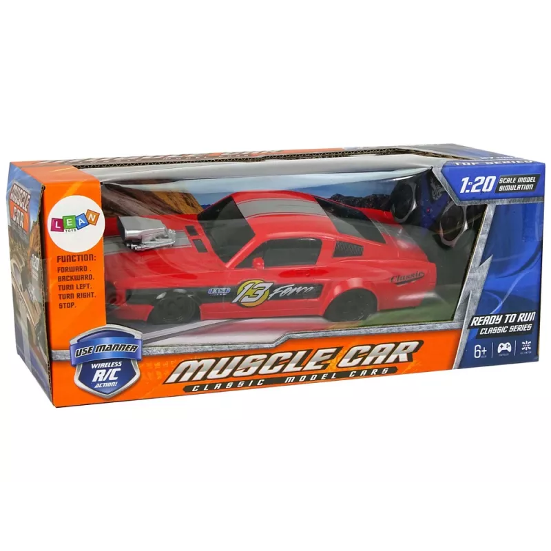 LEAN TOYS Remote Controlled Sports Car 1:20 Red Pilot