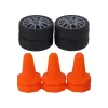 LEAN TOYS Kaugjuhitav sportauto R/C 1:24 Must Vahetatavate ratastega