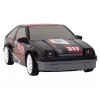 LEAN TOYS Kaugjuhitav sportauto R/C 1:24 Must Vahetatavate ratastega