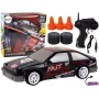 LEAN TOYS Kaugjuhitav sportauto R/C 1:24 Must Vahetatavate ratastega
