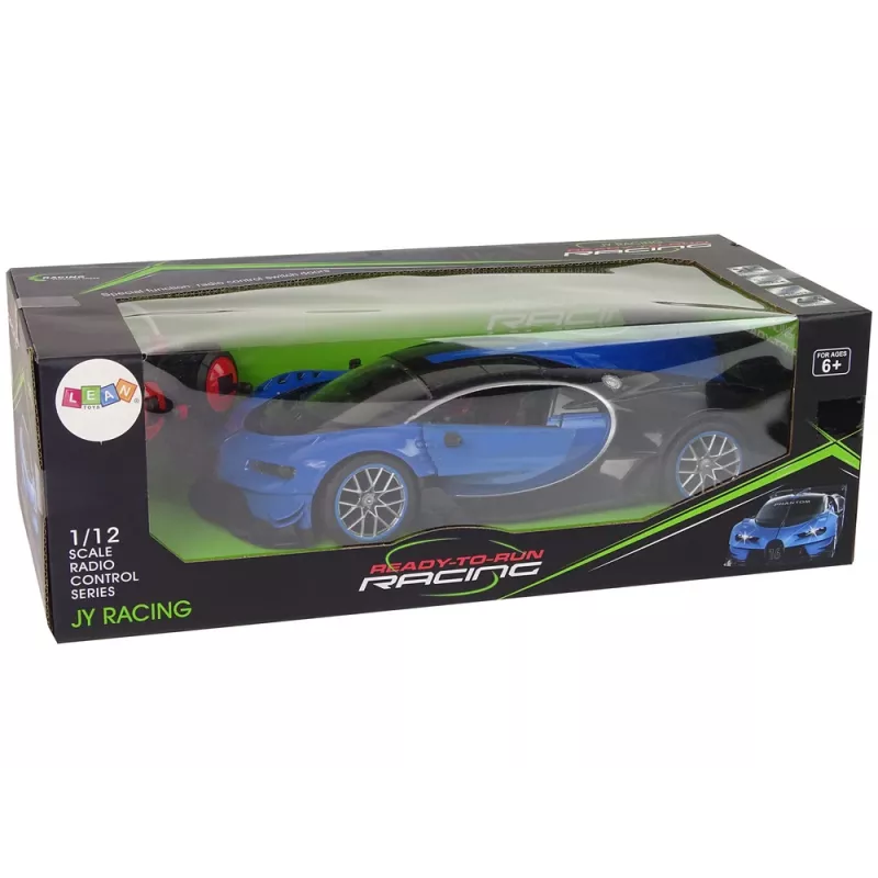 LEAN TOYS Kaugjuhitav sportauto LED-esituledega ja R/C-puldiga