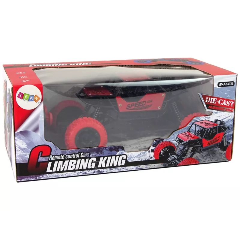 LEAN TOYS Kaugjuhitav Maastikuauto R/C 1:18 Punane