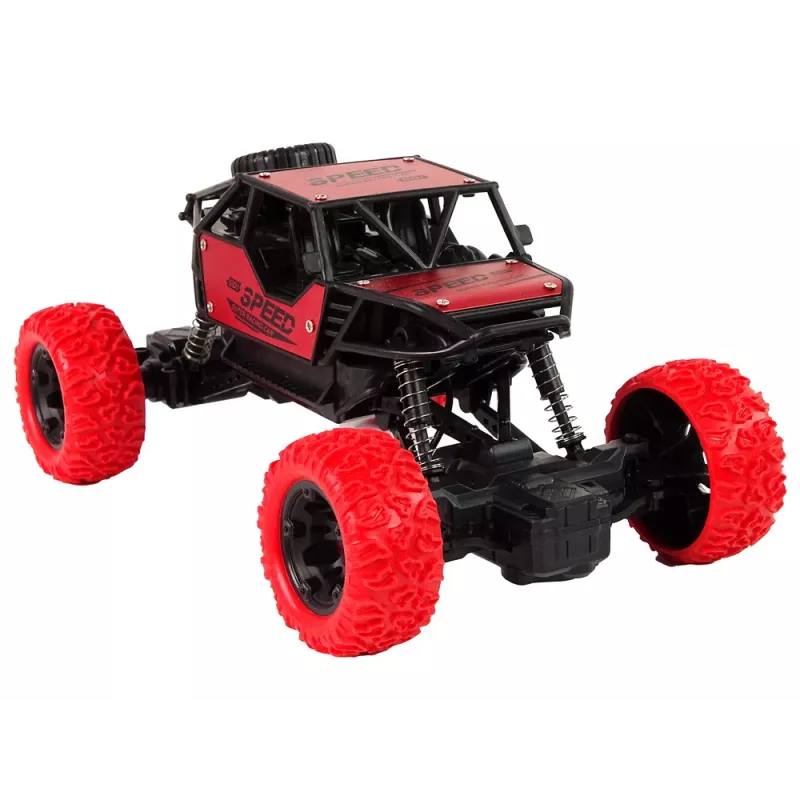 LEAN TOYS Kaugjuhitav Maastikuauto R/C 1:18 Punane