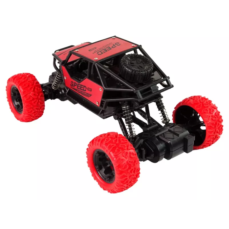 LEAN TOYS Kaugjuhitav Maastikuauto R/C 1:18 Punane
