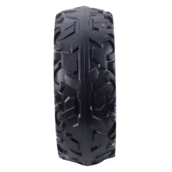 LEAN TOYS varuratas akuga sõidetavale sõidukile DK-CA002 (230 mm, must, PP-plast)