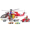 LEAN TOYS päästekopteri multifunktsionaalne komplekt tulede ja helidega