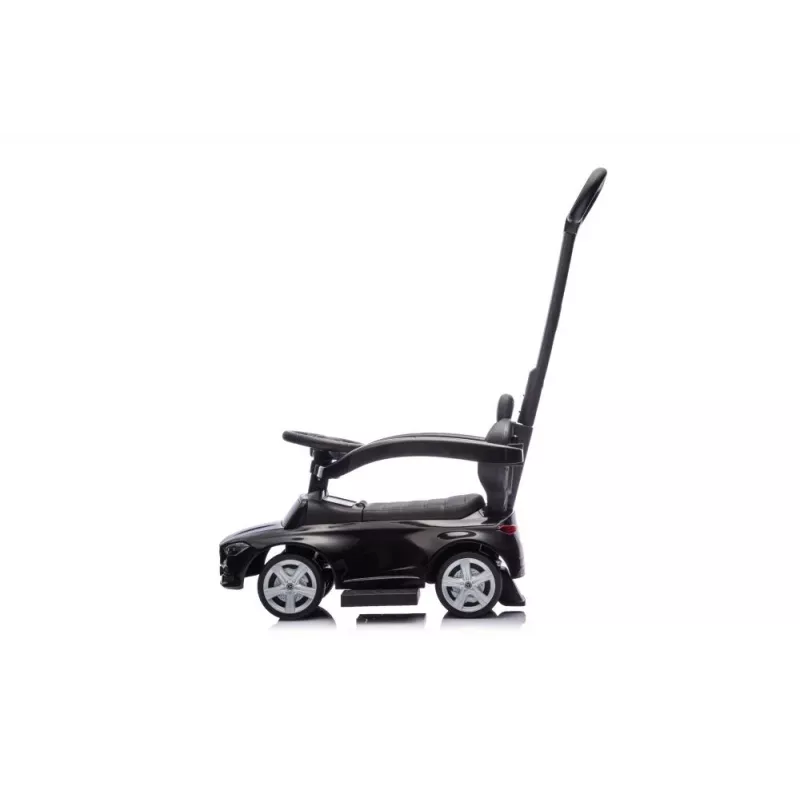 LEAN TOYS Sõiduauto tõukuriga Mercedes 3in1 Must