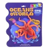 LEAN TOYS Kummi-kaheksajalg Kujuke Veniv Realistlik Mereelukas 12cm