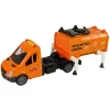 LEAN TOYS Prügiauto hõõrdveoga ja heliefektidega Oranž