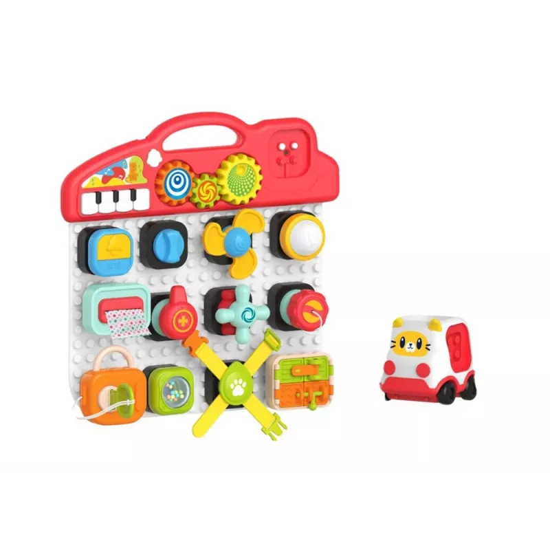 LEAN TOYS Sensory Board for Children, Educational Panel, Interactive Piano