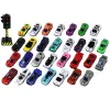 LEAN TOYS Alumiiniumist vedruautode komplekt karbis 30 tk politsei- ja sportautod