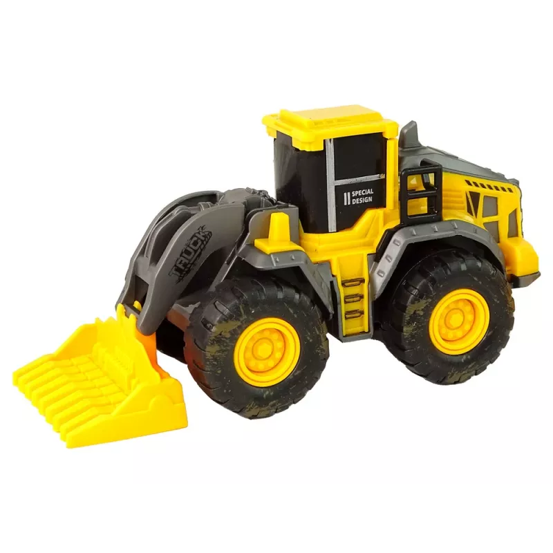 LEAN TOYS Ehitusmasinate komplekt 3 kollast mudelit