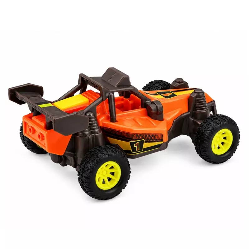 LEAN TOYS Maastikusõidukite komplekt tulede ja helidega 2 tk