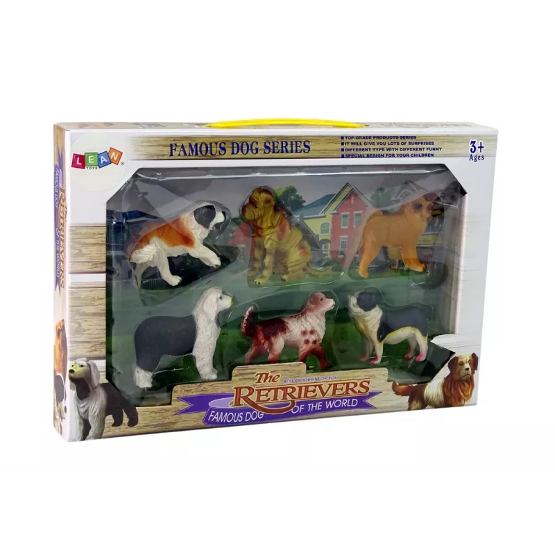 LEAN TOYS Koerakujude komplekt 6 tõugu