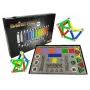 LEAN TOYS Magnastix Magnetplokkide komplekt 560 + alusplaat