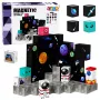 LEAN TOYS Magnetiliste klotside komplekt Kuubikud Pixels 3D Space 100 tk