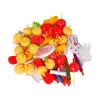 LEAN TOYS Komplekt maiustuste, koogikeste ja küpsiste Velcro-kaunistustega DIY