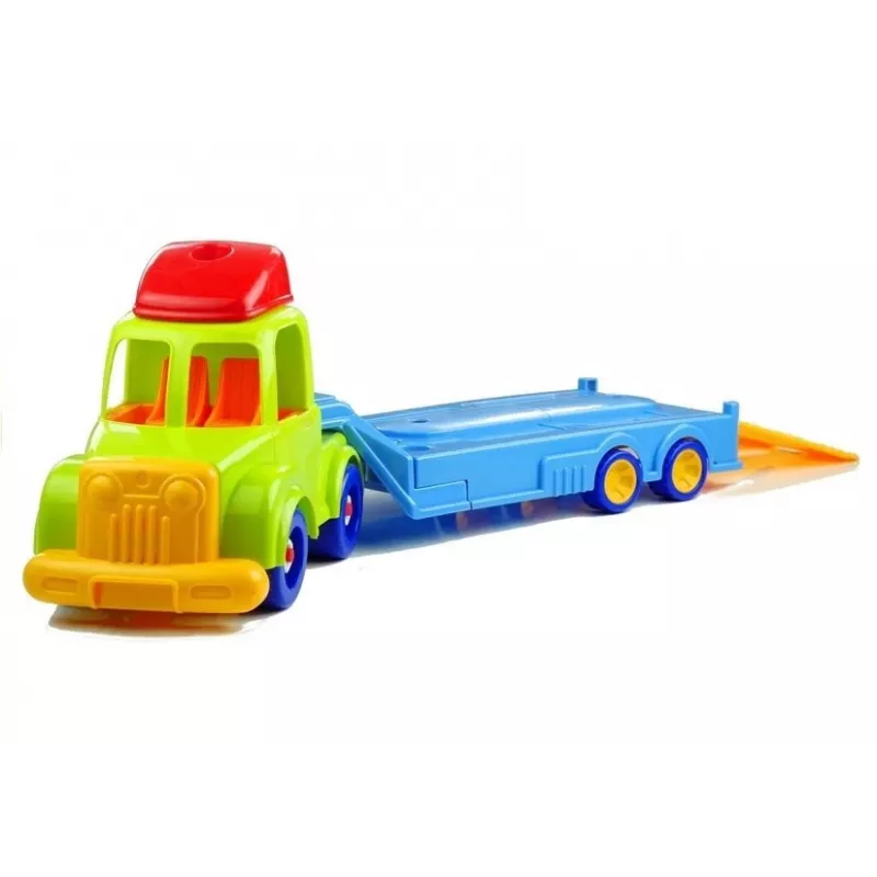 LEAN TOYS Sõidukite komplekt Politsei Tuletõrjeauto Autotransportija Lahtikeeratavad sõidukid