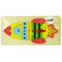 LEAN TOYS Puust puslekomplekt „Raketi numbrid”