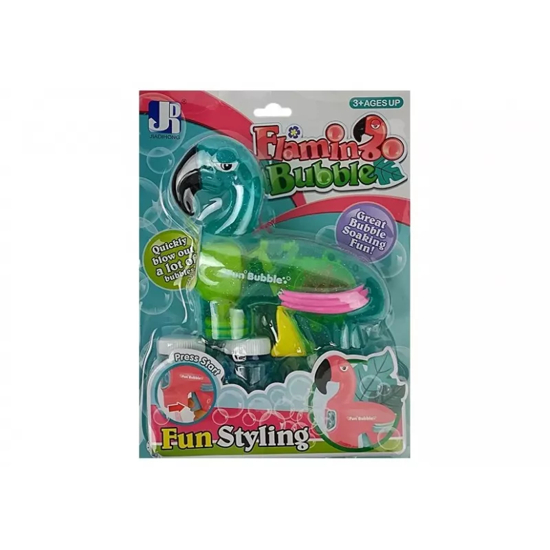 LEAN TOYS Seebimullipüstol Flamingo Sinine