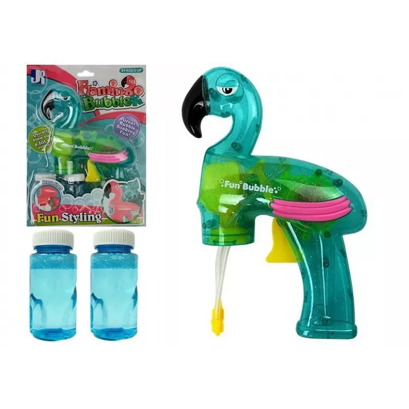 LEAN TOYS Seebimullipüstol Flamingo Sinine