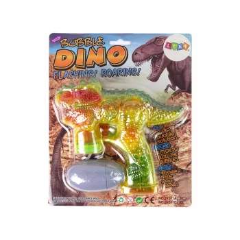 LEAN TOYS Soap Bubble Machine Dinosaur 1x Egg
