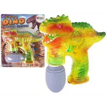 LEAN TOYS Soap Bubble Machine Dinosaur 1x Egg