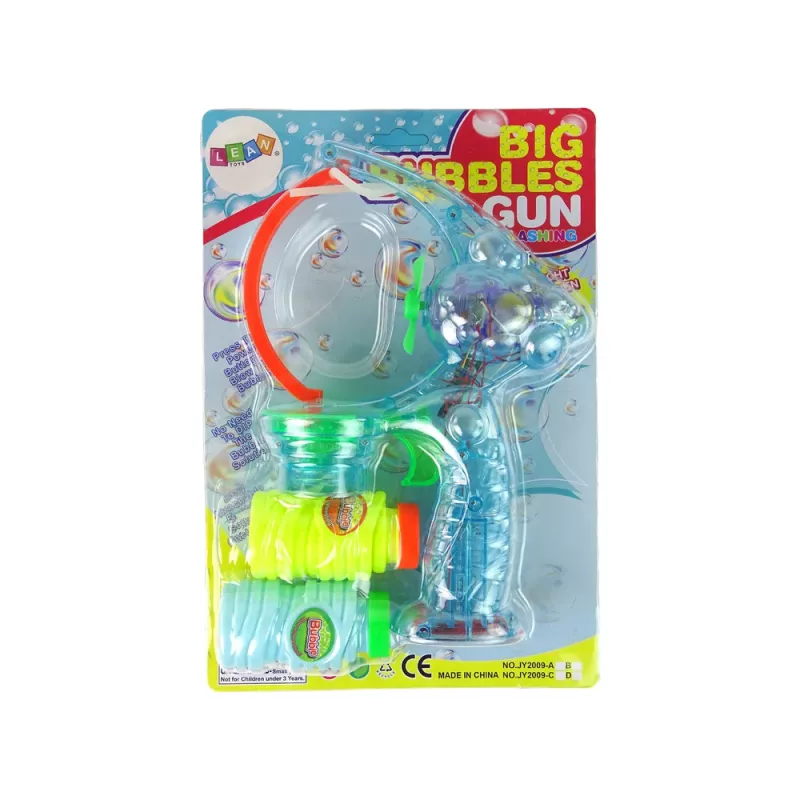 LEAN TOYS seebimullipüstol 24cm tulede ja helidega