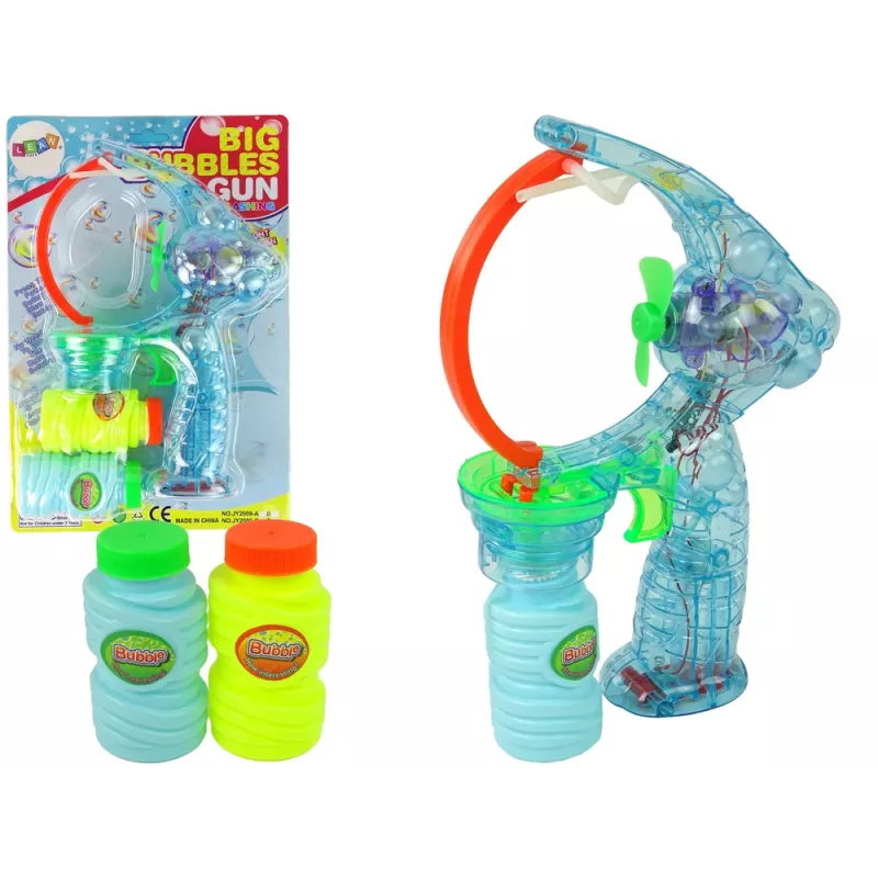 LEAN TOYS seebimullipüstol 24cm tulede ja helidega