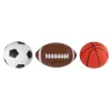 LEAN TOYS Soft Sports Ball Set 3in1 Football Basketball