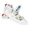 LEAN TOYS Kosmosemissioon Kosmos 4 Elemendi Mängukomplekt – Rakett, Astronaut, Kulgur ja Lipp (4 Tükki, Vanus 3+)