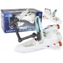 LEAN TOYS Kosmosemissioon Kosmos 4 Elemendi Mängukomplekt – Rakett, Astronaut, Kulgur ja Lipp (4 Tükki, Vanus 3+)