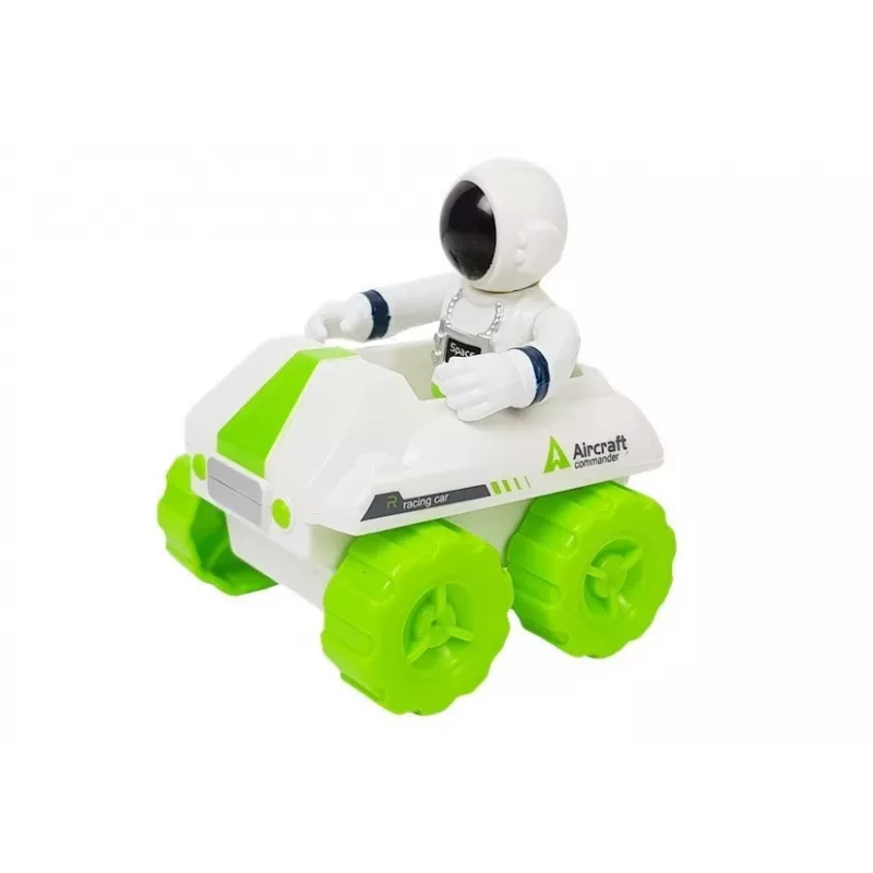 LEAN TOYS Space Rocket Astronom Cosmos Light & Sound – Patareitoitega elektrooniline mängurakett astronautide kujukesega (3x AA)