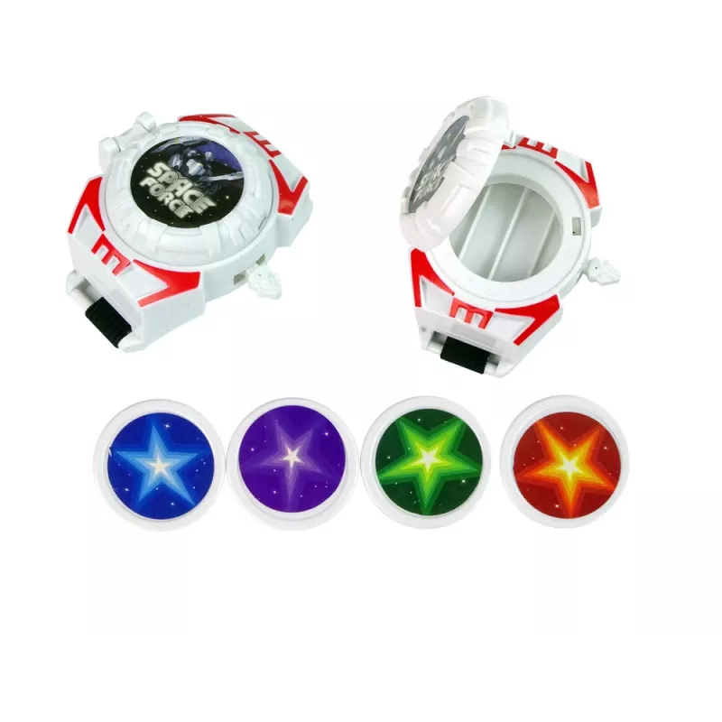 LEAN TOYS Space Warrior Set Laser Gun Lightsaber Handcuffs Disc Thrower