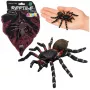 LEAN TOYS Ämblik Tarantel Kummist Figuur Venitatav Realistlik Must 10 cm