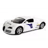 LEAN TOYS Politsei sportauto tumedate tuuleklaaside, pingutusmootori, valge tule ja heliga