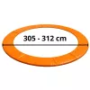 LEAN TOYS Vedrukattepadi 10ft trampoliinile, sinine, UV-kindel PVC, EPE-vahu, elastsete rihmadega, EN71, BEST seeria