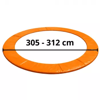 LEAN TOYS Vedrukattepadi 10ft trampoliinile, sinine, UV-kindel PVC, EPE-vahu, elastsete rihmadega, EN71, BEST seeria