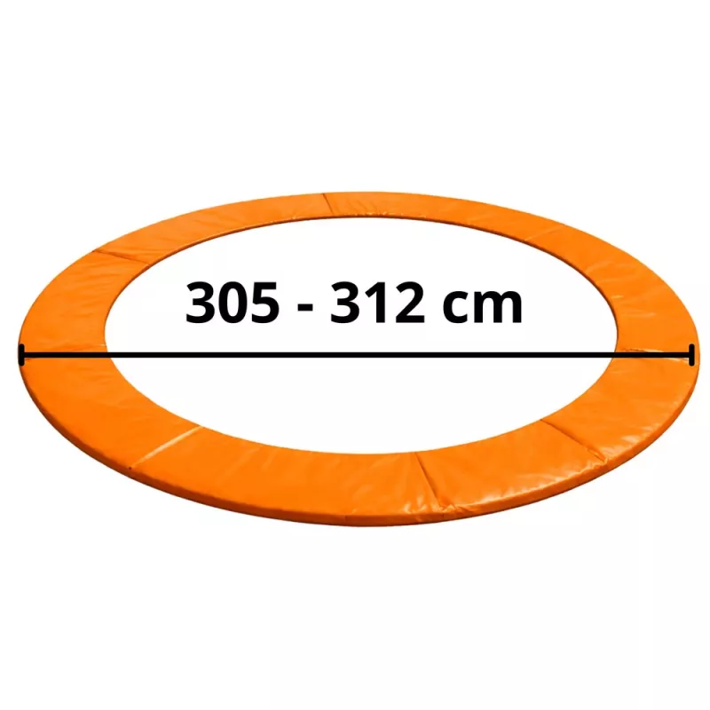 LEAN TOYS Vedrukattepadi 10ft trampoliinile, sinine, UV-kindel PVC, EPE-vahu, elastsete rihmadega, EN71, BEST seeria