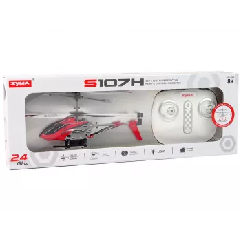 LEAN TOYS SYMA S107H 2.4G RC helikopter punane
