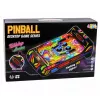 LEAN TOYS Lauapealne Flipper - Elektrooniline Flipperimäng LED-punktiloenduri, helide ja vilkuvate tuledega - mitmevärviline, 1 mängija, vanusele 6+