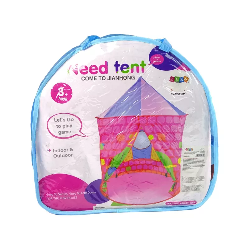 LEAN TOYS Telk Palee Loss Printsess Alus Lastele Roosa