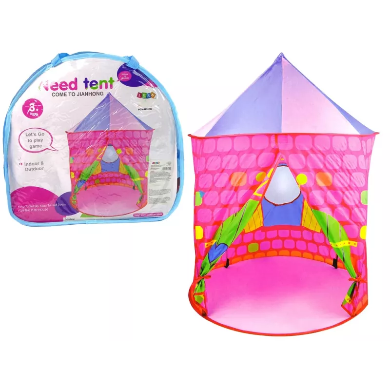 LEAN TOYS Telk Palee Loss Printsess Alus Lastele Roosa